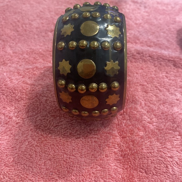 Copper and black bracelet - Picture 2 of 2